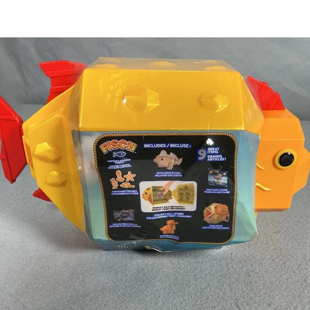 Fisch Captain's Goldfish Bundle 9 Piece Mystery Figures Plush PlayMonster New